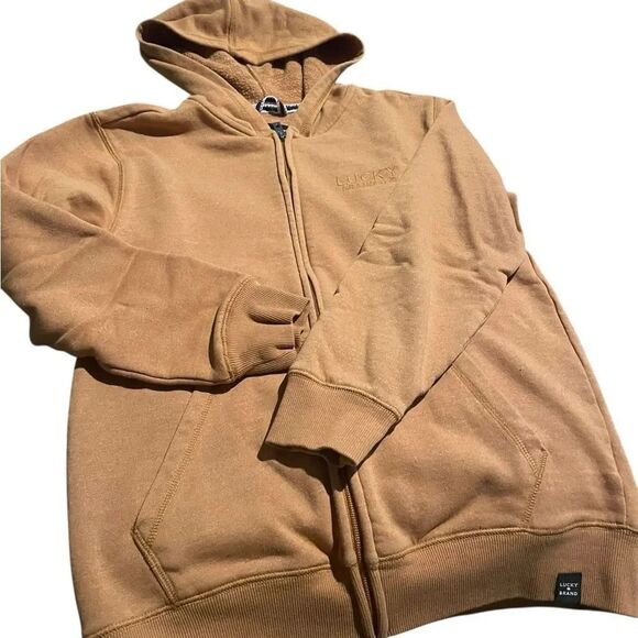 Lucky Brand Other - Lucky Brand Men's Zip-Up Sweater in Tan